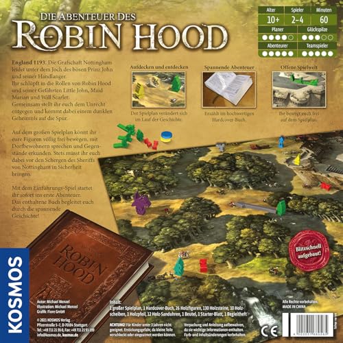 Die Abenteuer des Robin Hood, Kooperatives Brettspiel - 2